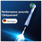 Buy now Oral-B Pro Sensitive Clean Electric Toothbrush Head, X-Shaped & Extra Soft Bristles for Gentle Brushing & Plaque Removal, Pack of 10 Toothbrush Heads, Suitable for Mailbox, White at indiglob india