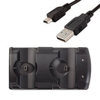 Buy now VSEER PS3 Controller Charging Dock Charging Station 2 in 1 with LED Light Indicator Compatible for Original PS3/MOVE Controller, Black at indiglob india