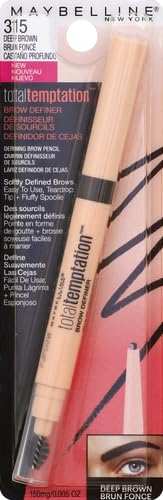 Buy now Maybelline Total Temptation Eyebrow Definer Pencil, Deep Brown, 1 Count at indiglob india