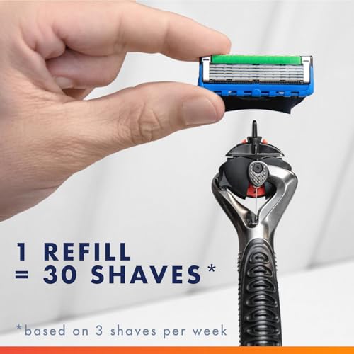 Buy now Gillette ProGlide Power Razor for Men, 1 Gillette Power Razor Handle + 1 Blade Refill at indiglob india