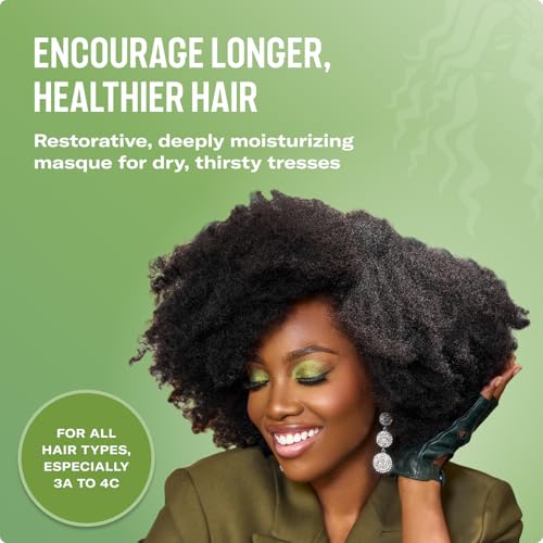 Buy now Mielle Organics Rosemary Mint Strengthening Hair Mask for Damaged Hair - Deep Conditioning Treatment Enriched with Biotin, Honey & Coconut Oil - Helps Encourage Longer, Healthier Strands (12 Oz) at indiglob india
