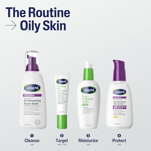 Buy now Cetaphil DermaControl Oil Absorbing Moisturizer with SPF 30, For Sensitive, Oily Skin, 4 Fl oz, Absorbs Oil, Reduces Shine, Hydrates, Protects, No Added Fragrance at indiglob india