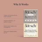 Buy now Kitsch Rice Water Shampoo & Conditioner Set â€“ Solid Shampoo & Conditioner Bar with Protein for Hair Growth, Strengthening Hair & Damage Repair â€“ Paraben, Sulfate & Silicone Free â€“ 2 Pack at indiglob india