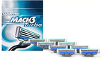 Buy now Gillette Mach 3 Turbo Razor Refill Cartridges 8 Count (Packaging May Vary) at indiglob india