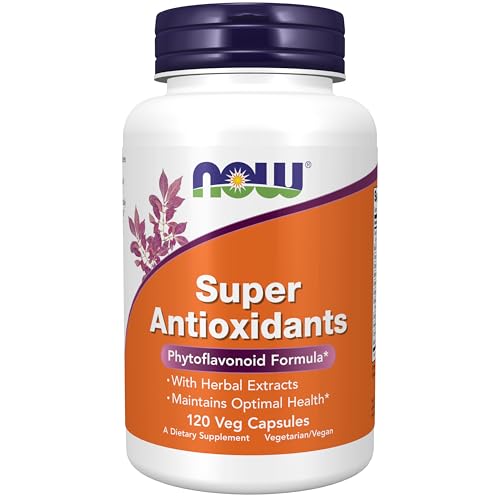 Buy now NOW Supplements, Super Antioxidants with Herbal Extracts and a Broad Spectrum of Flavonoids for Immune Support, 120 Veg Capsules at indiglob india