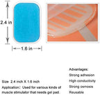 Buy now 50 Pcs/25 Packs Pads Abs Trainer Replacement Gel Sheet for Abdominal Muscle Trainer, Accessory for Ab Workout Toning Belt. at indiglob india