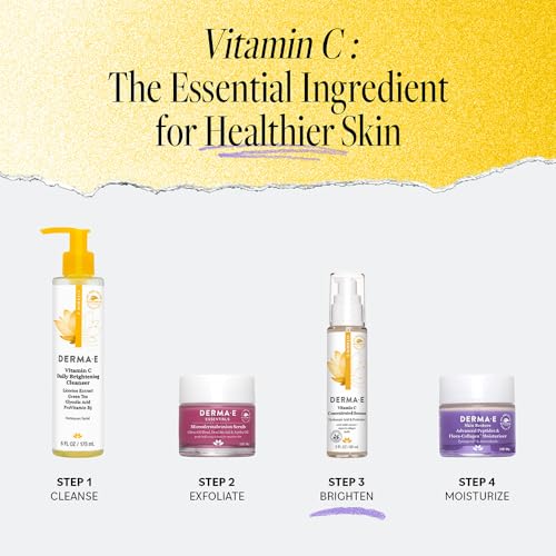 Buy now DERMA E Vitamin C Concentrated Serum, 2 Oz, with Hyaluronic Acid, Vitamin E & Aloe, All Natural, Antioxidant-Rich Concentrated Formula, Hydrating & Brightening Vitamin C Face Serum at indiglob india