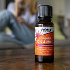 Buy now NOW Foods Supplements, Liquid D-3 & MK-7 with 2,500 IU Vitamin D-3 & 100 mcg Vitamin K-2 per 5 drops, 1-Ounce at indiglob india