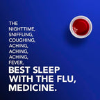 Buy now Vicks DayQuil & NyQuil Intense Flu Liquid, Value Pack, Over-The-Counter, Multi-Symptom, Powerful Relief for Body Aches, Fever, Headache, Sore Throat, and Cough, 6 Hour Relief, Cherry Flavor, 12 FL OZ at indiglob india