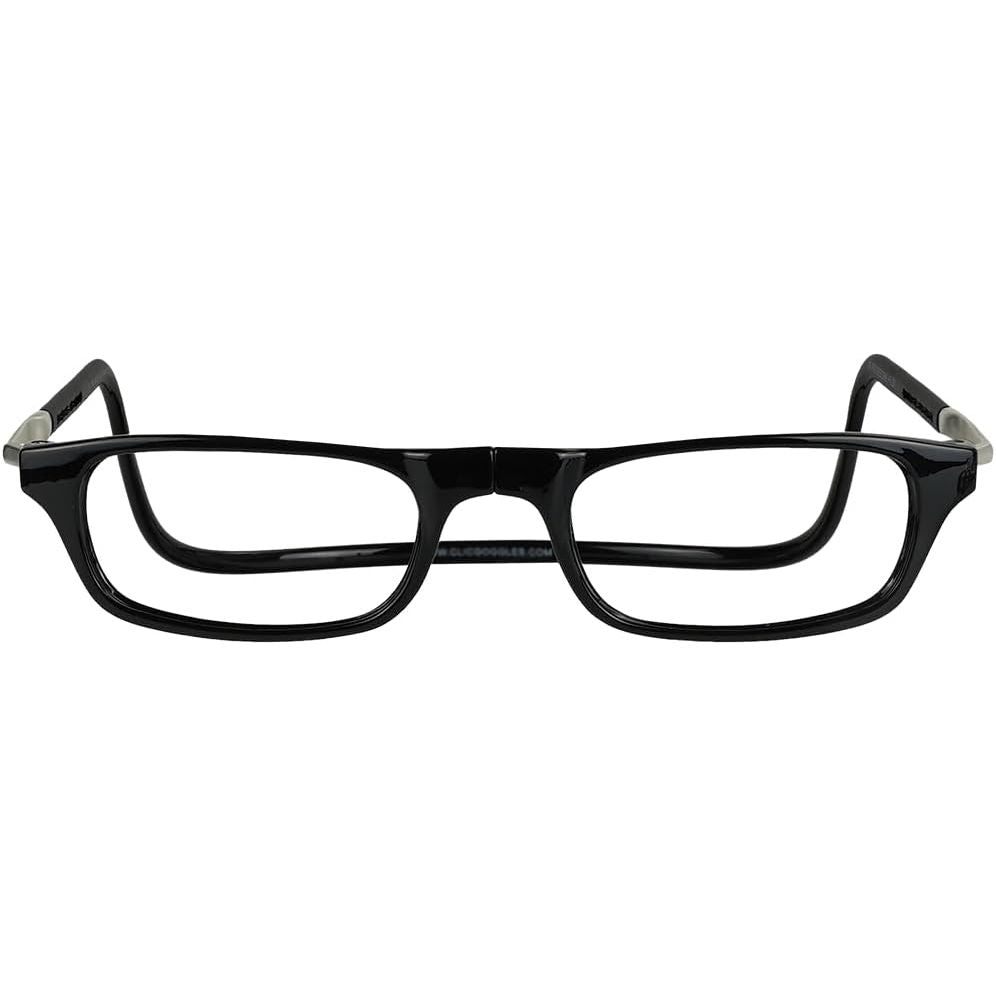 Buy now Clic Magnetic Reading Glasses for Men or Women, Computer Readers, Original Long (M-L, Black, 1.75 Magnification) at indiglob india