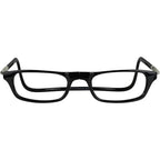 Buy now Clic Magnetic Reading Glasses for Men or Women, Computer Readers, Original Long (M-L, Black, 1.75 Magnification) at indiglob india