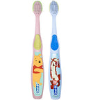 Buy now Oral-B Baby Manual Toothbrush, Pooh Characters, 0-3 Years Old, Extra Soft (Characters Vary) - Pack of 2 at indiglob india