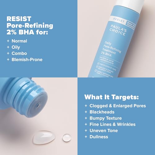 Buy now Paula's Choice RESIST Daily Pore Refining Treatment 2% BHA Exfoliant, Face Exfoliator with Salicylic Acid & Hyaluronic Acid, Liquid Exfoliant for Oily, Normal and Combination Skin, 3oz at indiglob india