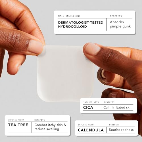 Buy now AVARELLE Acne Patches XL, Acne Cover Patch Large | Pimple Patches for Face Cheek & Nose (8 Count) | Large Hydrocolloid Acne Treatment with Tea Tree, Calendula, & Cica at indiglob india
