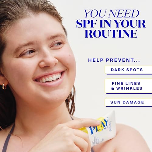 Buy now Supergoop! PLAY Everyday Face Lotion SPF 50 - Lightweight, Non-Greasy Formula - Natural Finish - Fragrance Free - Water & Sweat Resistant - All Skin Types - 1.7 fl oz at indiglob india