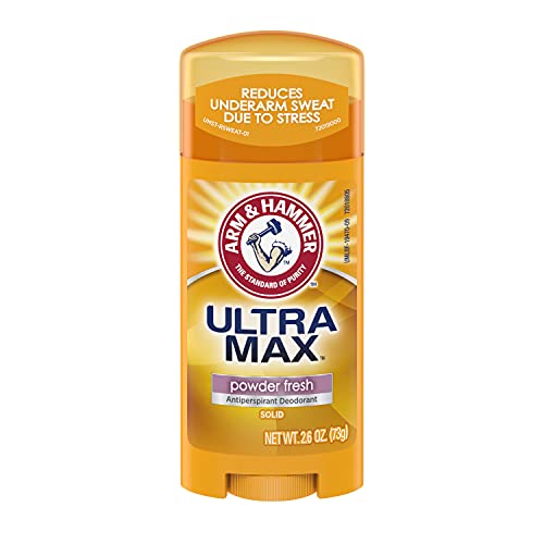 Buy now ARM & HAMMER ULTRAMAX Anti-Perspirant Deodorant Solid Powder Fresh, 2.6 Ounce (Pack of 12) at indiglob india
