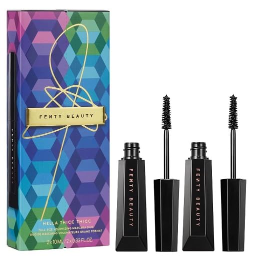 Buy now Fenty Beauty by Rihanna Hella Thicc Thicc Full-Size Volumizing Mascara Duo at indiglob india