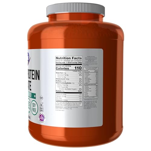 Buy now NOW Foods Sports Nutrition, Whey Protein Isolate, 25 g With BCAAs, Unflavored Powder, 5-Pound at indiglob india