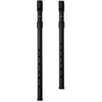 Buy now SMARTWOODI Set of 2 Irish Whistles Matte Black Key of C & D ABS at indiglob india