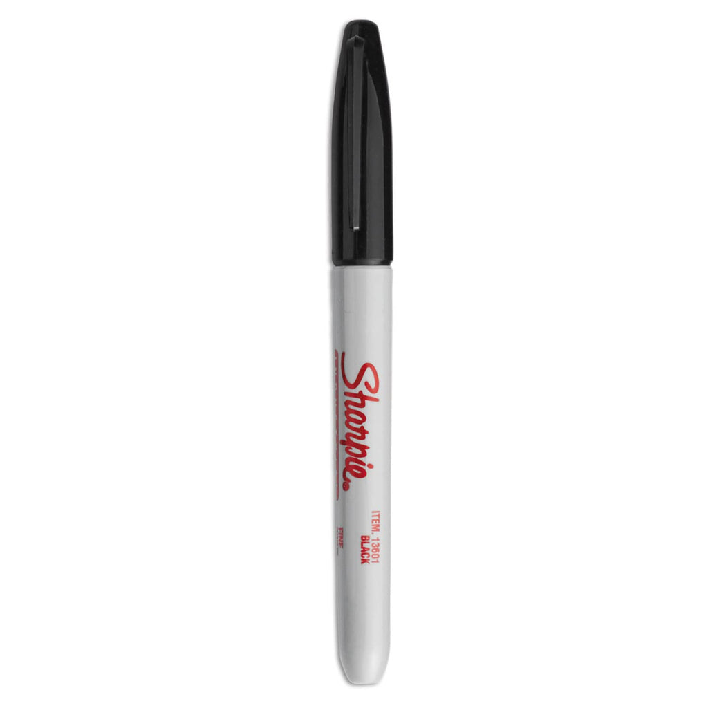 Sharpie Industrial Permanent Markers, Fine Tip, Black, 36 Count