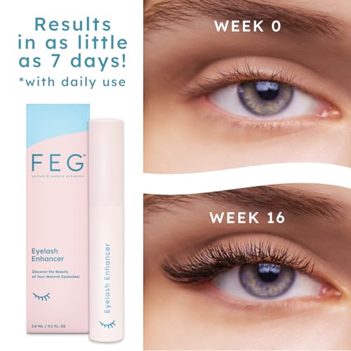 Buy now FEG Eyelash Rapid Eye Lash Growth Serum | For Lash and Brow | Creates Longer & Darker Eyelashes | Eyelash Enhancing Serum to Help Lengthen, Thicken and Darken Your Eyelashes | Single Pack at indiglob india