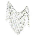 Buy now Copper Pearl Large Premium Knit Baby Swaddle Receiving Blanket Fern at indiglob india