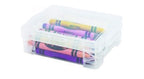 Stackable Crayon Box - Clear (4 Pack)