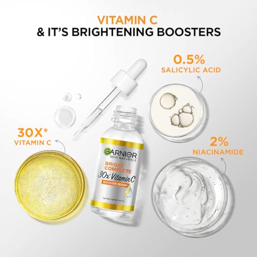 Buy now Garnier Bright Complete VITAMIN C Booster Face Serum, 30ml at indiglob india