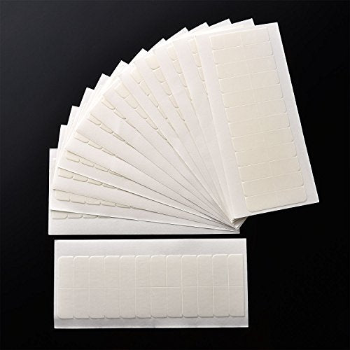 Buy now TecUnite 180 Pcs White Hair Extension Tape Tabs Bulk Double Sided Strong Adhesive Hair Tape in Extension Replacement Wig Strip Waterproof Beauty Tool for Cosplay Party Lace Wigs Toupee Hairpiece at indiglob india