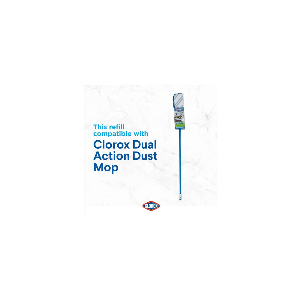 Buy now Clorox Ready Flip Spray Mop Machine-Washable Refill Pads, Blue/White at indiglob india