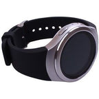 Buy now ECSEM Large Silicone Replacement Wristbands Compatible with Samsung Gear S2 SM-R720 SM-R730 Smartwatch - Gear S2 Band/Strap - Black at indiglob india