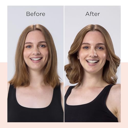 Buy now REVLON Silicone Bristle Heated Hair Styling Brush | Fast, Long Lasting Volume for Easy Styling | 1" Barrel for Full Body and Smooth Styles (Black/Pink) at indiglob india