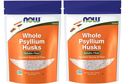 Buy now NOW Foods Psyllium Husks Whole, 16 Oz (Pack of 2) at indiglob india