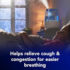 Buy now Vicks Filter-Free Ultrasonic Humidifier, Recommended by Pediatricians*, 1.2 Gal Ultrasonic Cool Mist Humidifiers for Bedrooms & Kids Rooms, Works with Vicks VapoPads at indiglob india