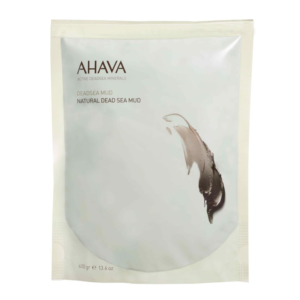 Buy now AHAVA Natural Dead Sea Mud for Body - Exclusive Black, Creamy Dead Sea Mud to Purifiy, Soften & Refine Skin, Soothes Discomfort, Enriched with Potent Minerals of Dead Sea blend Osmoter, 13.6 Oz Default at indiglob india