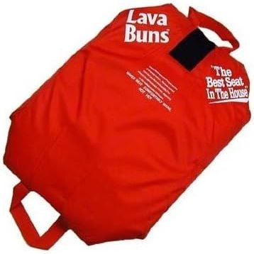 Buy now Vesture MicroCore Lava Buns Heated Seat Cushion, Fabric, Red Default at indiglob india