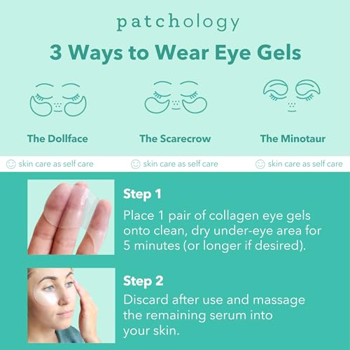Buy now Patchology Under Eye Gel Patches – Natural Eye Masks for Puffy Eyes, Dark Circles & Eye Bags, Soothing Skincare Treatment for All Skin Types, Beauty & Personal Care Essentials (5 Pairs) at indiglob india