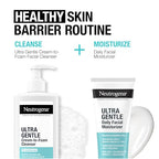 Buy now Neutrogena Ultra Gentle Cream to Foaming Face Wash for Sensitive Skin, Fragrance-Free Gentle Facial Cleanser, Hypoallergenic Skin Care, Non-Comedogenic Makeup Remover, 8.5 oz at indiglob india