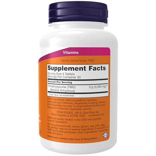 Buy now Now Foods Extra Strength TMG 1,000 mg Tabs, 100 ct at indiglob india