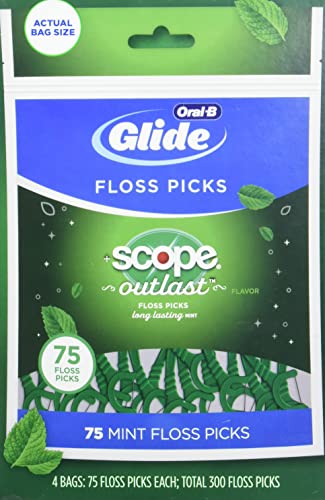 Buy now Oral B Complete Glide Floss Pick (300 Count), 300 Count at indiglob india