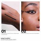 Buy now Smashbox Always On Liquid 24-Hour Eye Liner | Long Lasting + Waterproof with Dramatic Precision, Black, 0.02 Ounce at indiglob india