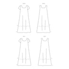 Buy now New Look U06352A Misses' Dress Sewing Pattern Packet, Code 6352, Sizes 8-10-12-14-16-18 at indiglob india