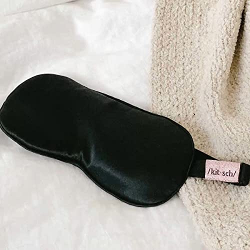 Buy now Kitsch Weighted Satin Sleep Mask - Weighted Eye Masks for Sleep and Travel - Lavender Sleeping Mask for Women and Men - Light Blocking, Adjustable Strap, Ultra-Soft (4.1oz/116g) at indiglob india