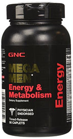 Buy now GNC Mega Men Energy and Metabolism Supplement, 90 Count at indiglob india