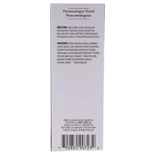 Buy now Burt's Bees Renewal Intensive Firming Serum with Bakuchiol Natural Retinol Alternative â€“ 1 ounce (Packaging May Vary) at indiglob india