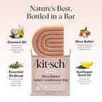 Buy now Kitsch Shea Butter Conditioner Bar Æ’?? Shea Moisture Conditioner for Soft, Hydrated Hair Æ’?? Solid Hair Conditioner for Hair Care Æ’?? Paraben, Sulfate & Silicone-Free, Vegan, Made in USA - 2.7 oz at indiglob india
