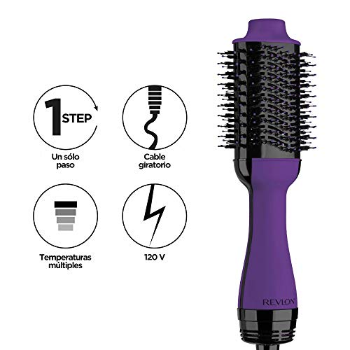 Buy now REVLON One Step Volumizer PLUS Hair Dryer and Styler - More Volume, Less Damage, and More Styling Control for Easy and Fast Salon-Style Blowouts, Plus Travel Friendly (Black) at indiglob india