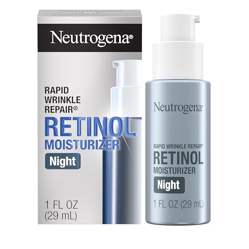 Buy now Neutrogena Rapid Wrinkle Repair Retinol Night Face Moisturizer, Daily Anti-Aging Face Cream with Retinol & Hyaluronic Acid to Fight Fine Lines & Wrinkles, 1 fl. oz at indiglob india