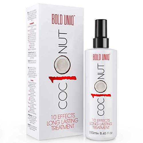 Buy now Coconut Thermal Protection Spray - Prevents Frizz and Split Ends for All Hair Types - Heat Defense Up To 450ºF - 8.45fl.oz at indiglob india