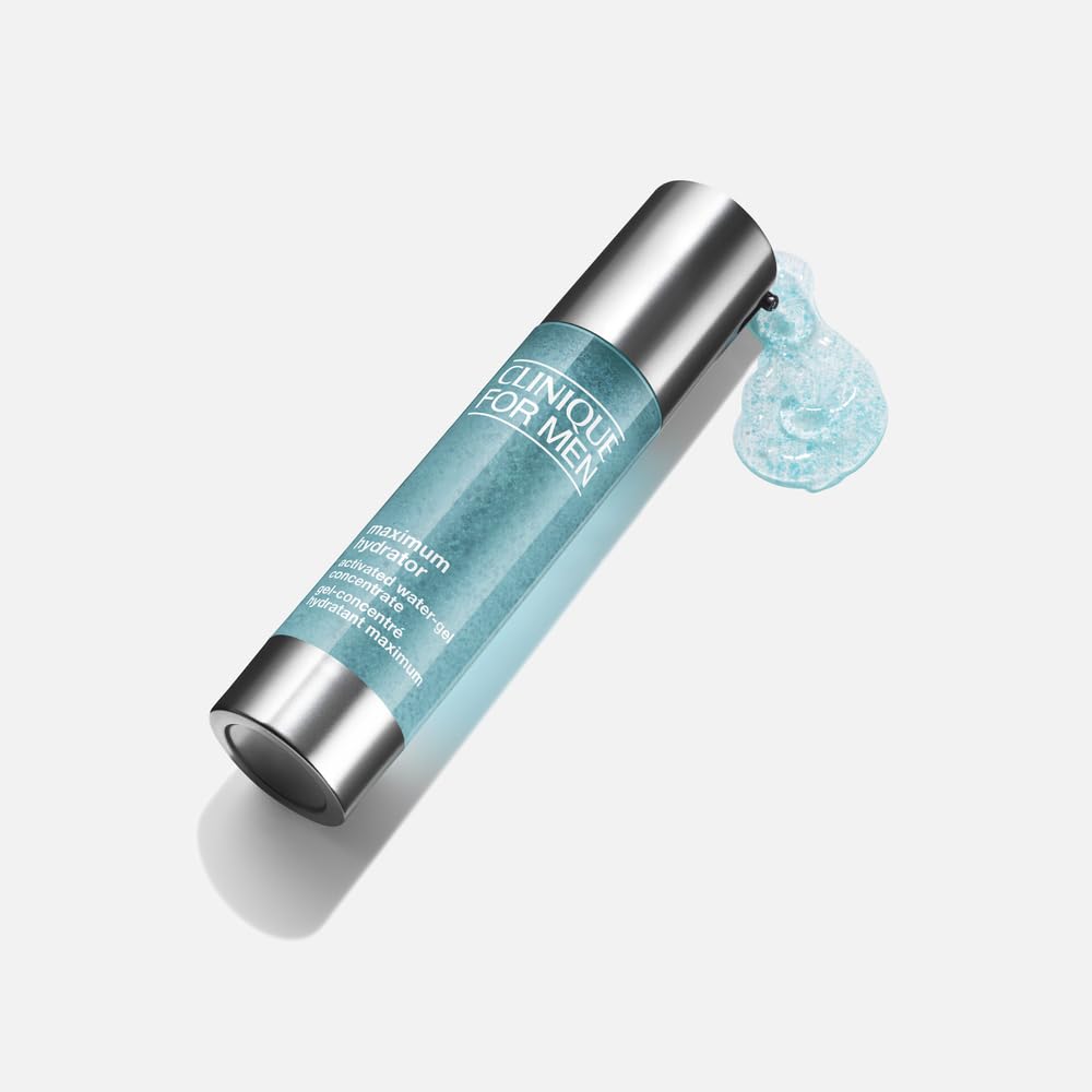 Buy now Clinique For Men Maximum Hydrator Activated Water-Gel Concentrate | Lightweight Moisturizer | 72-Hour Hydration | All Skin Types, 1.6 Fl Oz at indiglob india